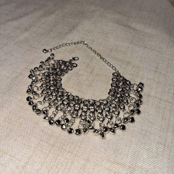 Bohemian silver anklet #1262 - Picture 3 of 3